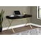Monarch Specialties Computer Desk, Home Office, Laptop, Storage Drawers, 48"L, Work, Metal, Laminate, Brown, Gold I 7210 - alternate 3